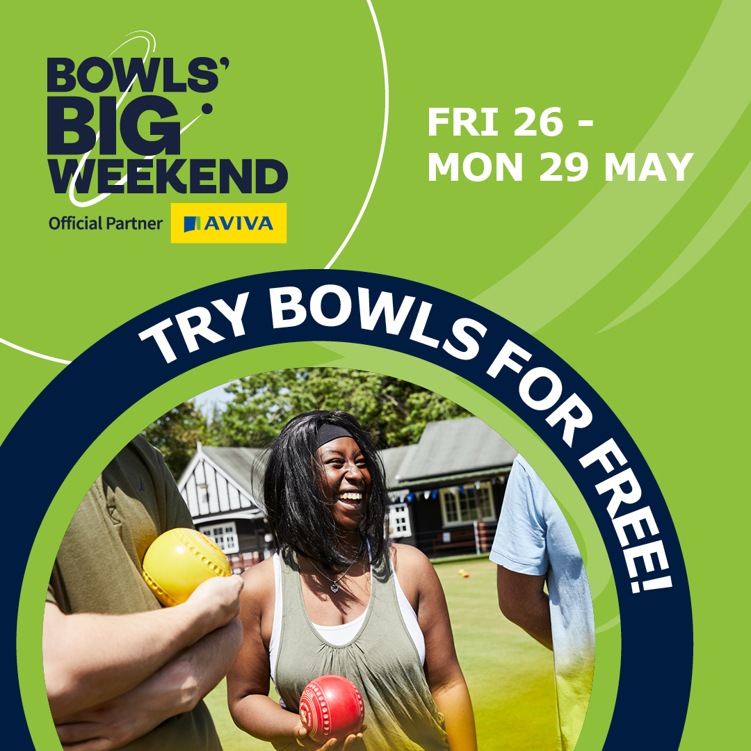 To celebrate the bank holiday weekend, we're excited to launch sign-up for Bowls' Big Weekend events!

👪 Discover everything amazing about this sociable, accessible sport 

✍️ Sign up with your local club!
bit.ly/TryBowlsForFre…

#BowlsBigWeekend | #AvivaBowls | <a href="/avivaplc/">Aviva plc</a>