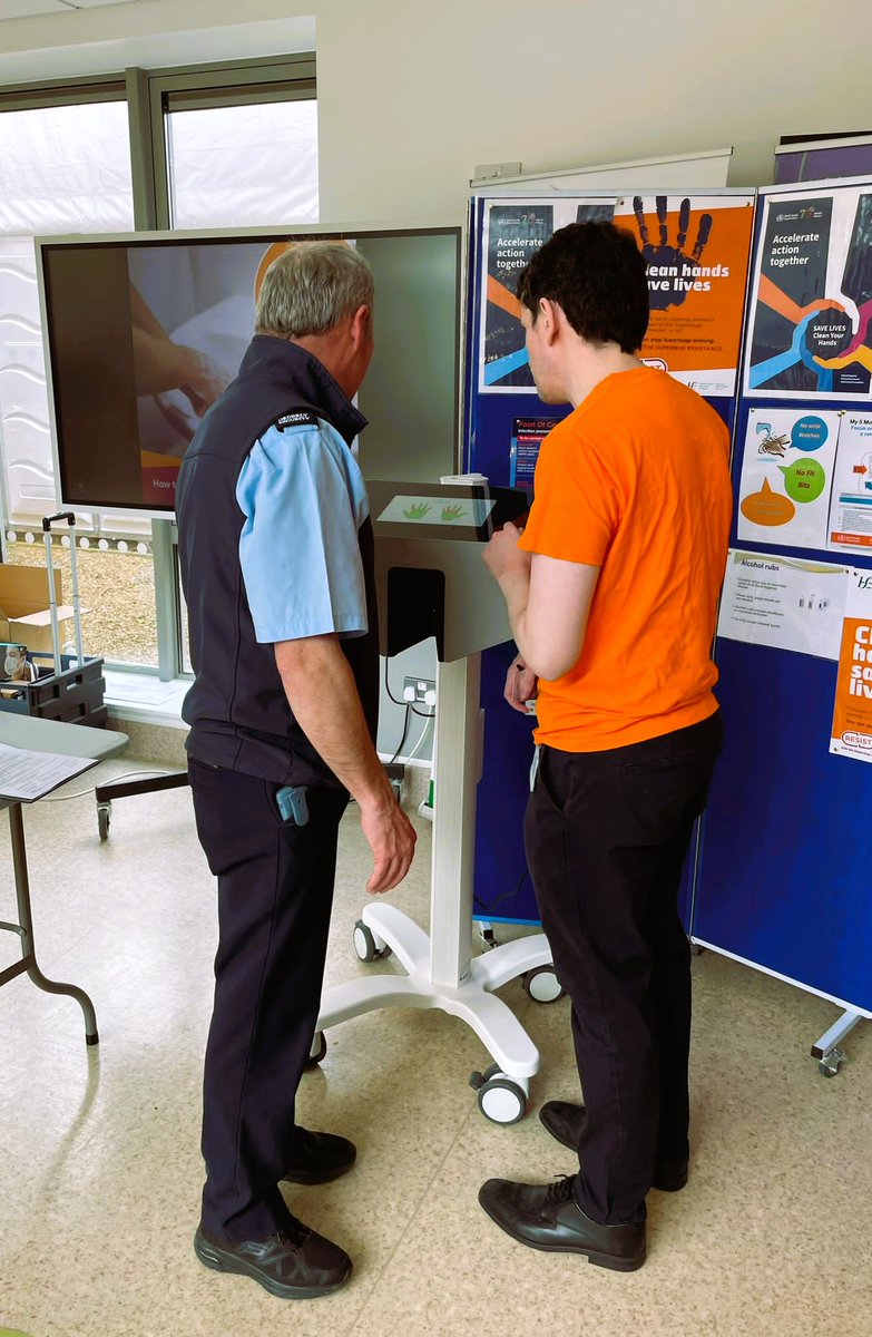 St. Luke's General Hospital Carlow/Kilkenny (@lukes_ck) on Twitter photo SLGH IPCT Promoted World Hand Hygiene day 04/05/2023 and provided education on hand hygiene technique with the Semmelweis Hand Hygiene Scanner. Great interest and attendance to the stand by staff. #CleanHands #5MomentsforHandHygiene #PatientSafety @IEHospitalGroup <a href="/NiamhLacey6/">Niamh Lacey</a> SLGH IPCT Promoted World Hand Hygiene day 04/05/2023 and provided education on hand hygiene technique with the Semmelweis Hand Hygiene Scanner. Great interest and attendance to the stand by staff. #CleanHands #5MomentsforHandHygiene #PatientSafety @IEHospitalGroup <a href="/NiamhLacey6/">Niamh Lacey</a>