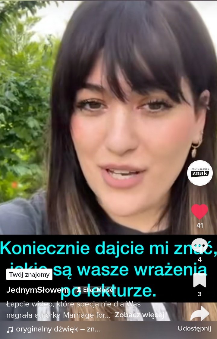 fortunitels's tweet photo. Na tt @znak1slowem wpadł uroczy filmik od autorki #marriageforone.
Jakie to jest tak cute 🥹❤️ #TwitteroweKsiazkary https://t.co/i5jn03GaQy