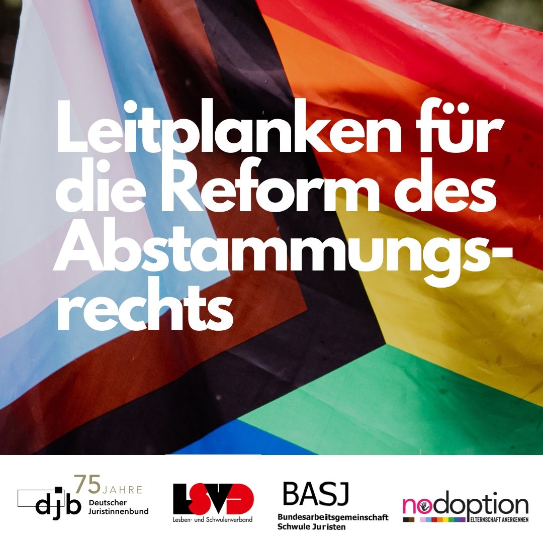 mhstiftung's tweet photo. #Leitplanken für eine #Reform des #Abstammungsrechts. Initiative von #nodoption, @juristinnenbund, Bundesarbeitsgemeinsschaft schwuler Juristen + @lsvd übergibt die Leitplanken heute an BT-Vizepräsidentin @PetraPauMaHe 
Auch die @mhstiftung gehört zu den Erstunterzeichnenden! https://t.co/xyfew1BtWP