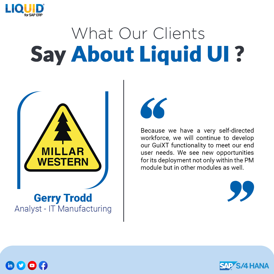 GuiXT's tweet photo. Read how Liquid UI can help businesses of all sizes and sectors achieve their specific corporate goals by simplifying SAP. Check out a few examples at https://t.co/5me3KEmKfj

#SAPSD #SAPPM #sapmobility #SDK #liquidui #customer #customerservice #customerreview #customerexperience https://t.co/2oyDIHEeXK