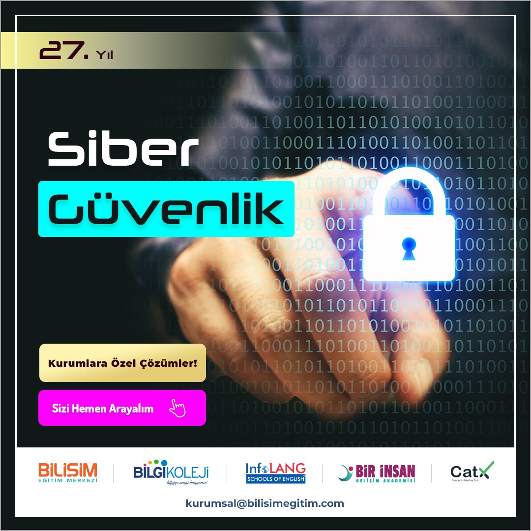 🌐#DijitalDönüşüm çağında #SiberZorbalık #Phishing #Malware #Botnet ve #DDoS saldırına karşı #SiberGüvenlikEğitimi ile farkındalık yaratarak proaktif bir tutum sergilemeye hemen başlayın!

📑 bilisimegitim.com/eform/ucretsiz…

#CEH #bilişim #ethicalhacker #bilgigüvenliği #beyazşapkalılar