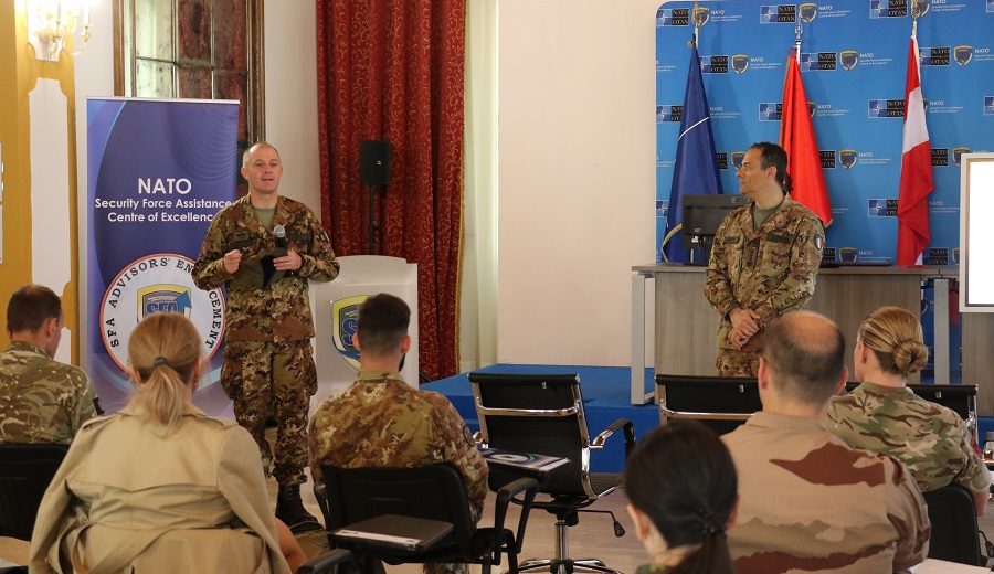 #NSFACOE is privileged to have provided BG Piasente a #SFA insight before his next assignment to @IraqNato and to have joined the wrap-up session of the SFA Advisors' Enhancement Seminar
#NATO #WeAreNATO #NMI #Iraq #wearenmi #StrongerTogether