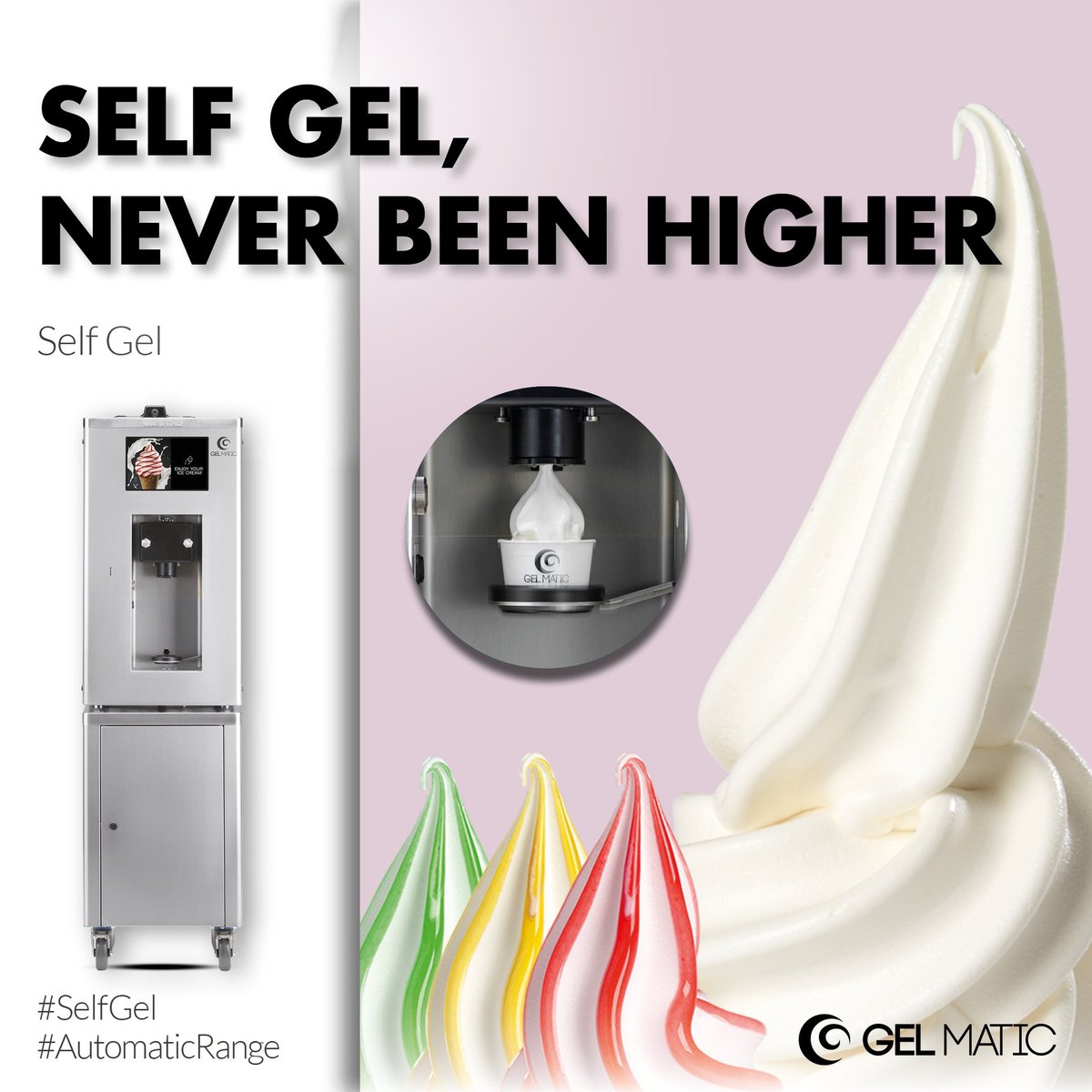 GelMaticItalia's tweet photo. Self Gel, Never been higher
#gelmatic #gelmaticworld #selfgel #automaticrange #gelmaticmachines #gelatosoft #softicecream #softicecreammachines #macchinegelatosoft #macchinegelato #gelmatictechnology #improveyourbusiness #businessideas #discovermore
https://t.co/6MxJ2pu49j https://t.co/RpCNC8K1MC