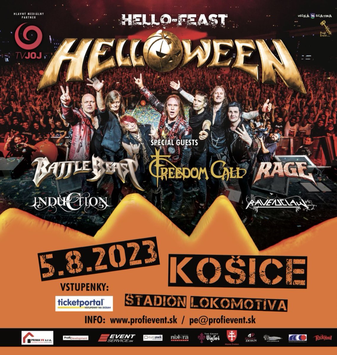 INDUCTION (@induction_off) on Twitter photo We are joining the <a href="/helloweenorg/">Helloween</a> HELLOFEAST in Slovakia on August 5th of this year. 🎃🔥
Alongside with legendary bands such as Battle Beast, Freedom Call and Rage, this will be the party of a lifetime, so better grab your tickets while you can, and we will see you there. ⛓️ We are joining the <a href="/helloweenorg/">Helloween</a> HELLOFEAST in Slovakia on August 5th of this year. 🎃🔥
Alongside with legendary bands such as Battle Beast, Freedom Call and Rage, this will be the party of a lifetime, so better grab your tickets while you can, and we will see you there. ⛓️