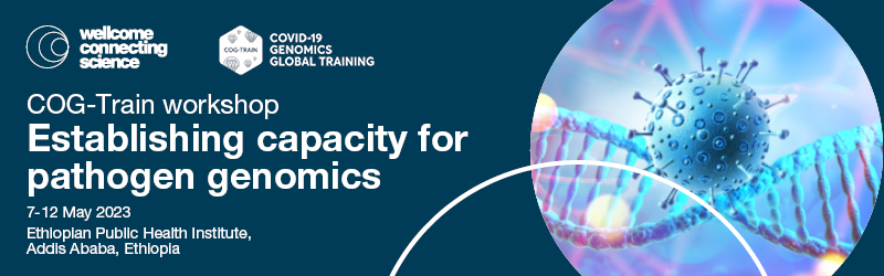 COG_Train's tweet photo. ⏰ Counting down the days for our workshop 🧬"Establishing Capacity for Pathogen Genomics" in Addis Ababa @EPHIEthiopia 🇪🇹
#PathogenGenomicsCapacity @AfricaCDC
@alicepn @TADG_Creavin @JdaRocha1 @libarbaraa_ @DrLMJackson https://t.co/4XhuvJ0Jl2