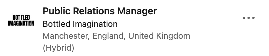 bottledIMGNTN's tweet photo. Scrolling Twitter &amp; looking for something new? Good news, we're hiring!

Looking to speak to PRs/account managers of all levels.

Get involved early in something exciting. Drop us a DM ✍️ https://t.co/v8pA5PBXjV