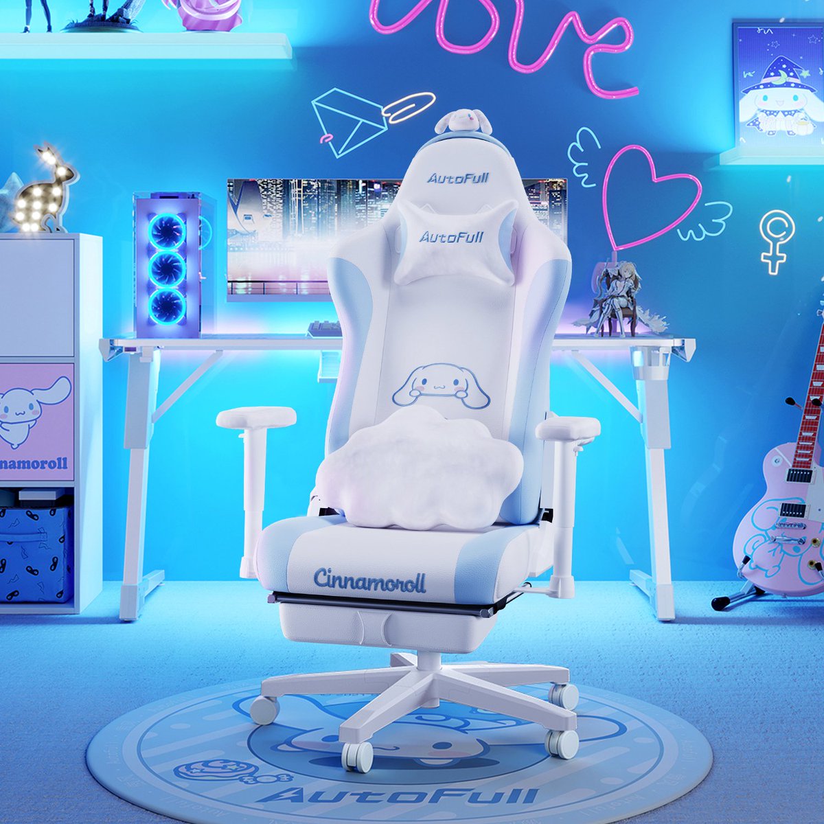 AutoFullGlobal's tweet image. 【Guess and win prizes】 What are the upgrades made to the new version of the Cinnamoroll Gaming Chair compared to the previous one?

The answer will be revealed in the next issue.

#autofull #autofullcinnamorollchair
