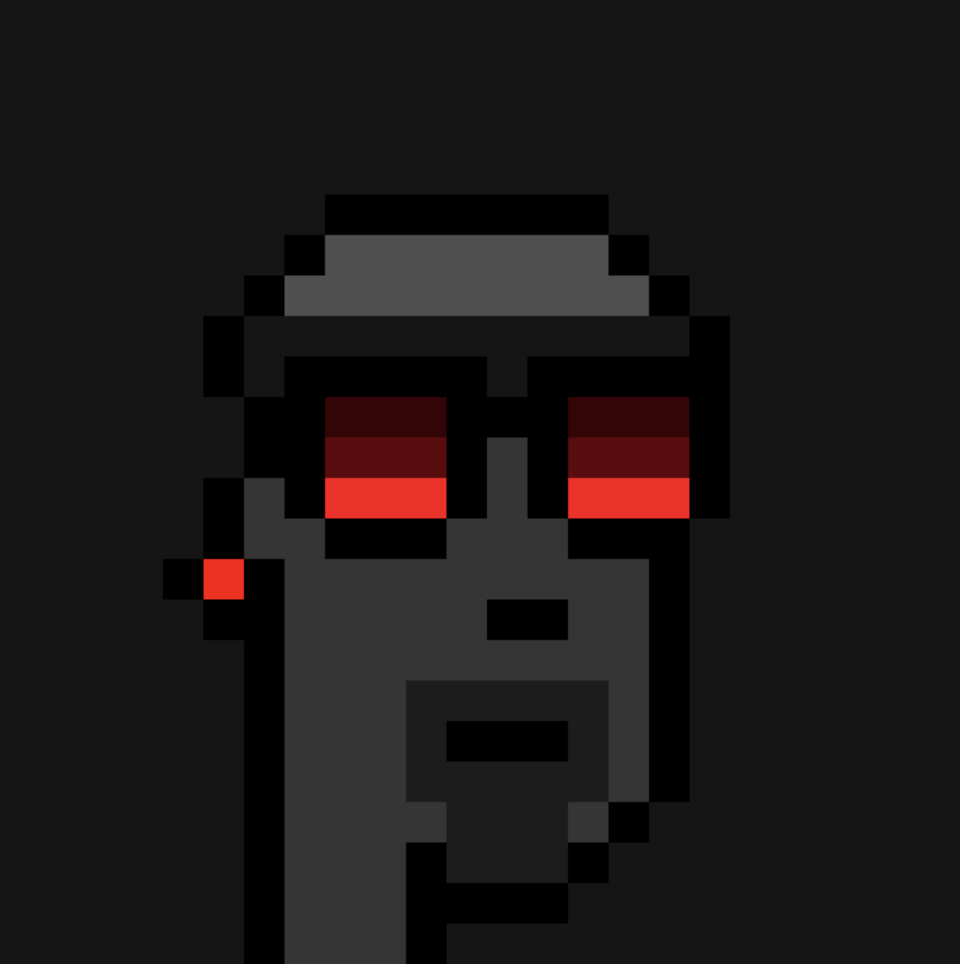 Sad I can't update my PFP because of Twitter Blue but my custom Evil Punk 1/1 by <a href="/emmitt_art/">emmitt</a>  guy goes hard af #art <a href="/cryptopunks/"></a>