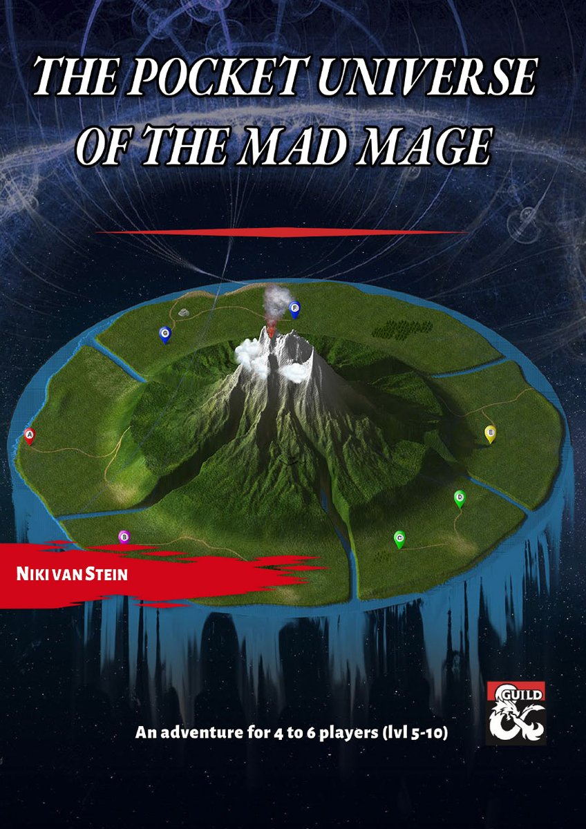 I just published for the first time on #DungeonMastersGuild. Travel to a strange new world and unravel the mysteries that surround the Mad Mage.
An epic #dnd5e  adventure for characters levels 5 to 10.
dmsguild.com/product/434552…