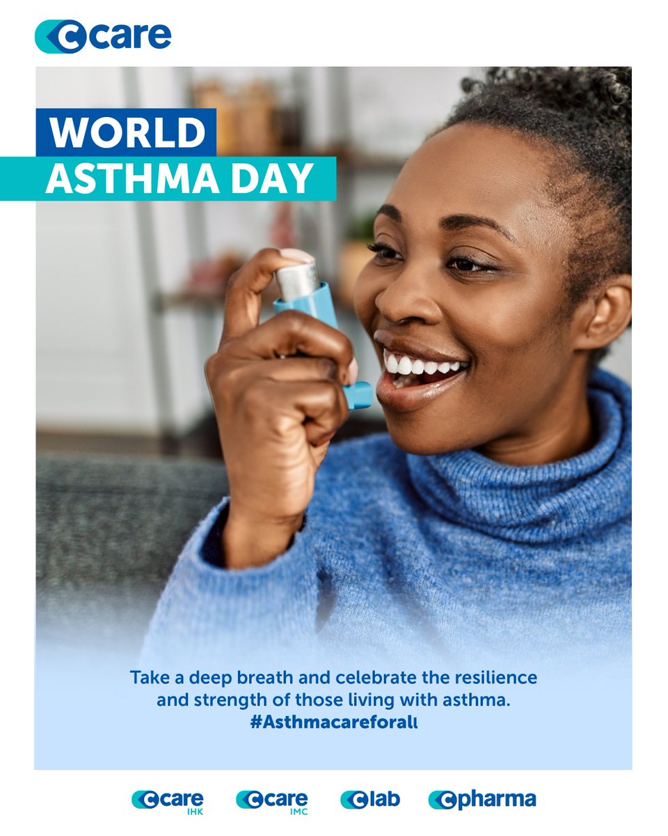 Let's raise awareness about this chronic disease and support those living with it. Together we can improve asthma care and create a healthier future for all. #WorldAsthmaDay #CCareUganda