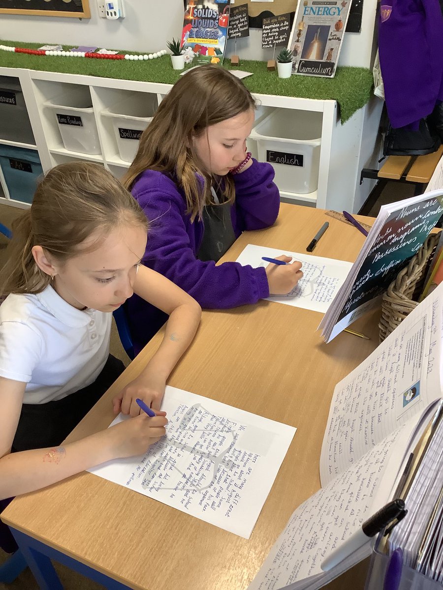 Today in English, Turquoise published their balanced arguments about whether August Pullman, age 10, should or shouldn’t attend school. We referred back to our drafts to ensure we included both sides of our argument. #Wonder ⁦<a href="/PrimaryElaine/">Elaine Primary</a>⁩