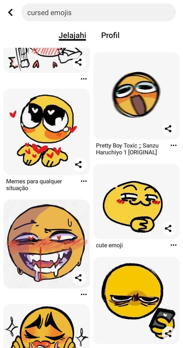 𖼐꒱࿐ on X: cursed emojis  / X