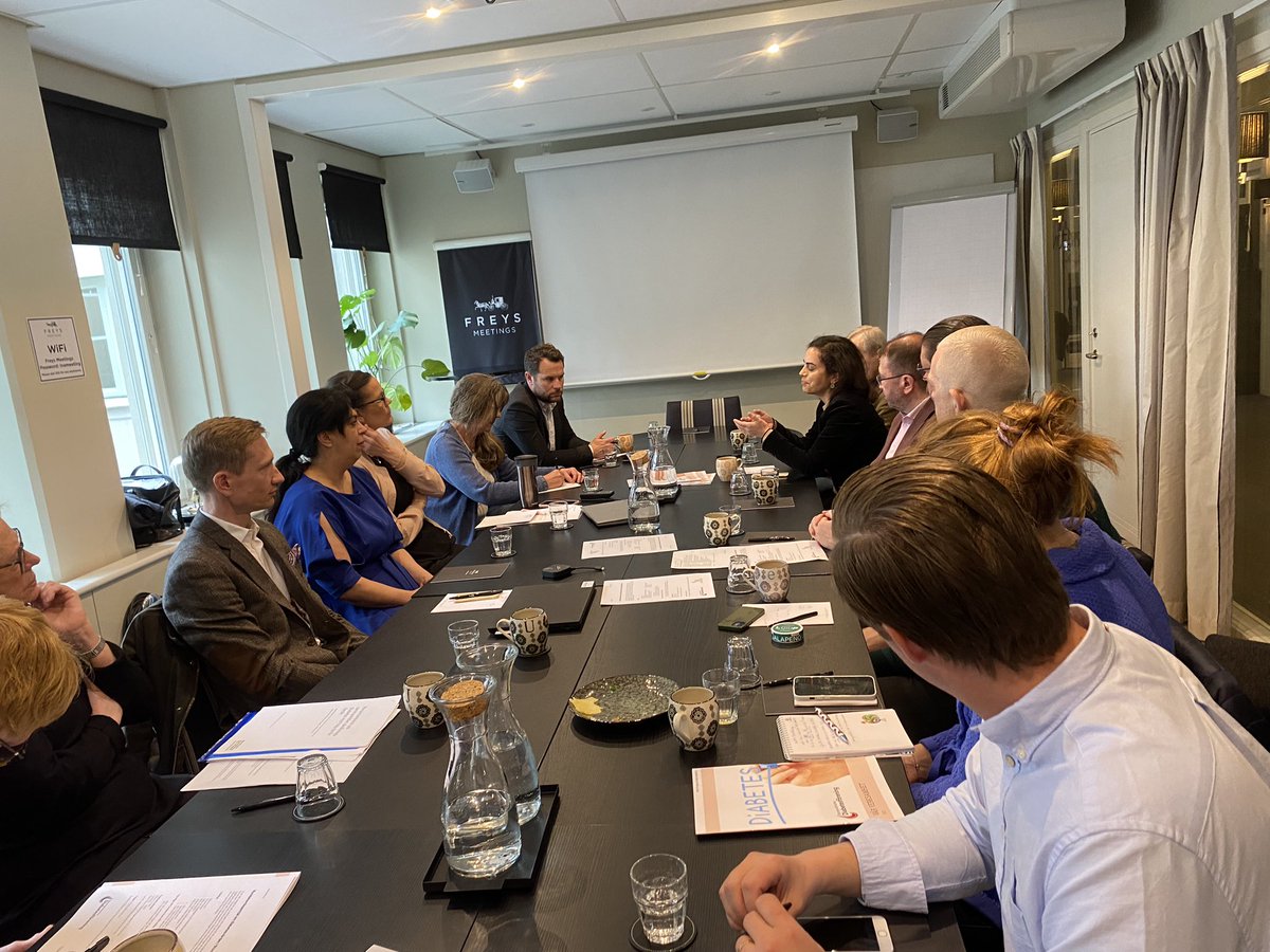 Spännande diskussioner om diabetesvården i Sthlm med regionråden, professionen och patientföreningen <a href="/ssdf12diabetes/">Diabetes Stockholm</a>