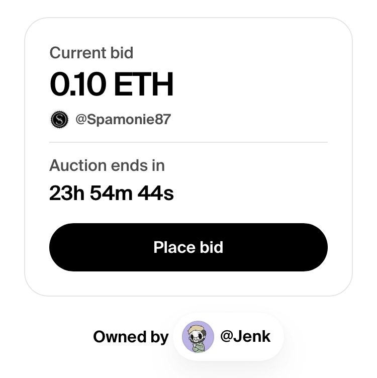 ArtByJenk's tweet photo. Auction started! 🚨

Thank you to @Spamonie87 for meeting the reserve price and starting the auction! ❤️ https://t.co/R4rKlIH7Gd