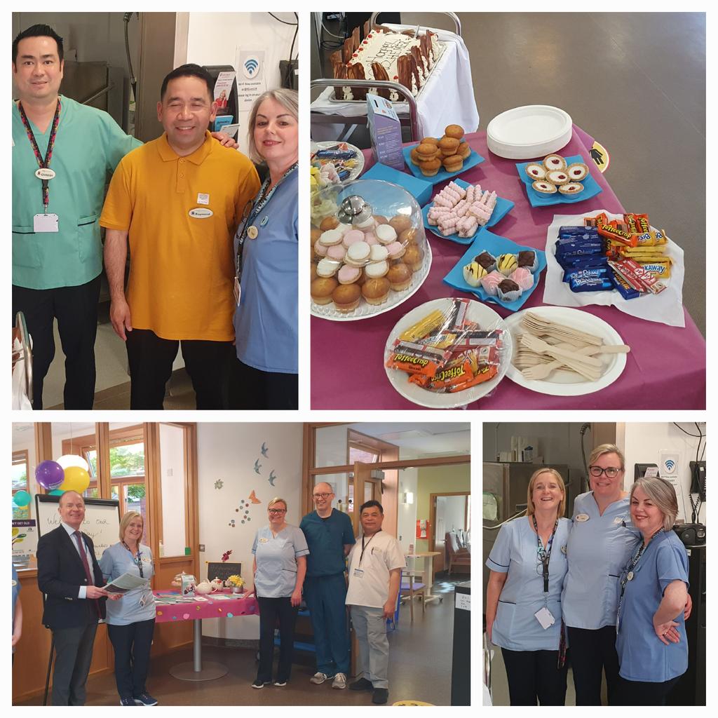 Celebrating Alzheimers Tea Day in the Day Hospital St. Joseph's Hospital in Raheny! 
#TeaDay2023 
@alzheimerssoc @BeaumontMag4E @karengo57674750