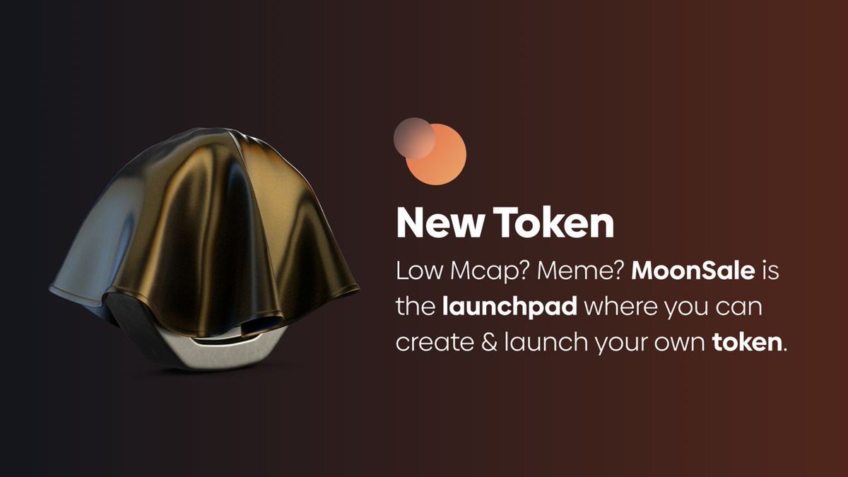 💡Why launch on MoonSale.com?
✅User-friendly interface
✅Fast token creation/verification/launch
✅Automatic liquidity locking &amp; token listing
✅Free Anti Bot
✅Flexible vesting contracts
✅Live token chart
✅Marketing

👀 t.me/moonsaleidos/1…

#MoonSale #tokensale