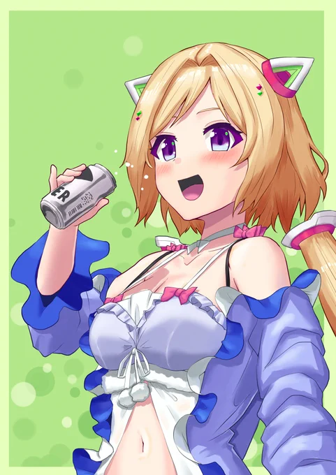 がんばれアキちゃん  #アロ絵