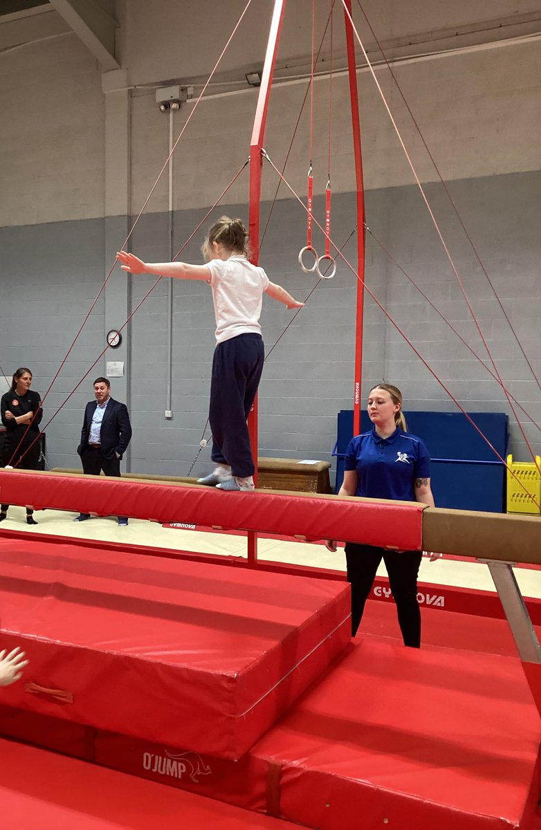 SaintPetersSch's tweet photo. Year 2 loved being part of a gymnastics workshop with @RBGymandSport! They were fantastic using the beams, bars and trampolines and thoroughly enjoyed taking part. A big thank you @RBGymandSport #StPetersPE https://t.co/435CpeQk7T