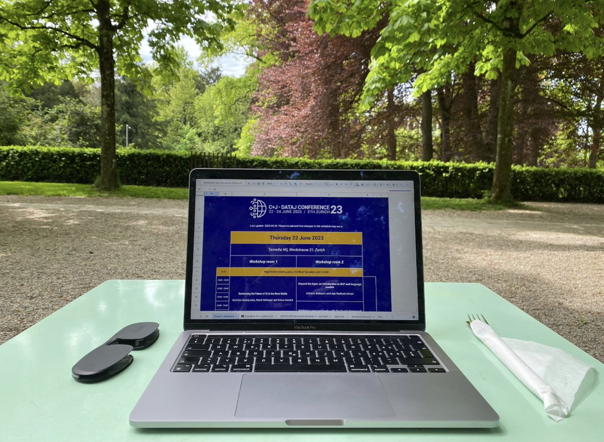 🎉🗓️ The conference's tentative program is out!  Focused on the influence of AI on media, we will have a ✨ lineup of talks, workshops &amp; panels: AI's future in news, ethics, algorithmic accountability, data journalism, newsroom automation &amp; more!
bit.ly/3pflCgZ