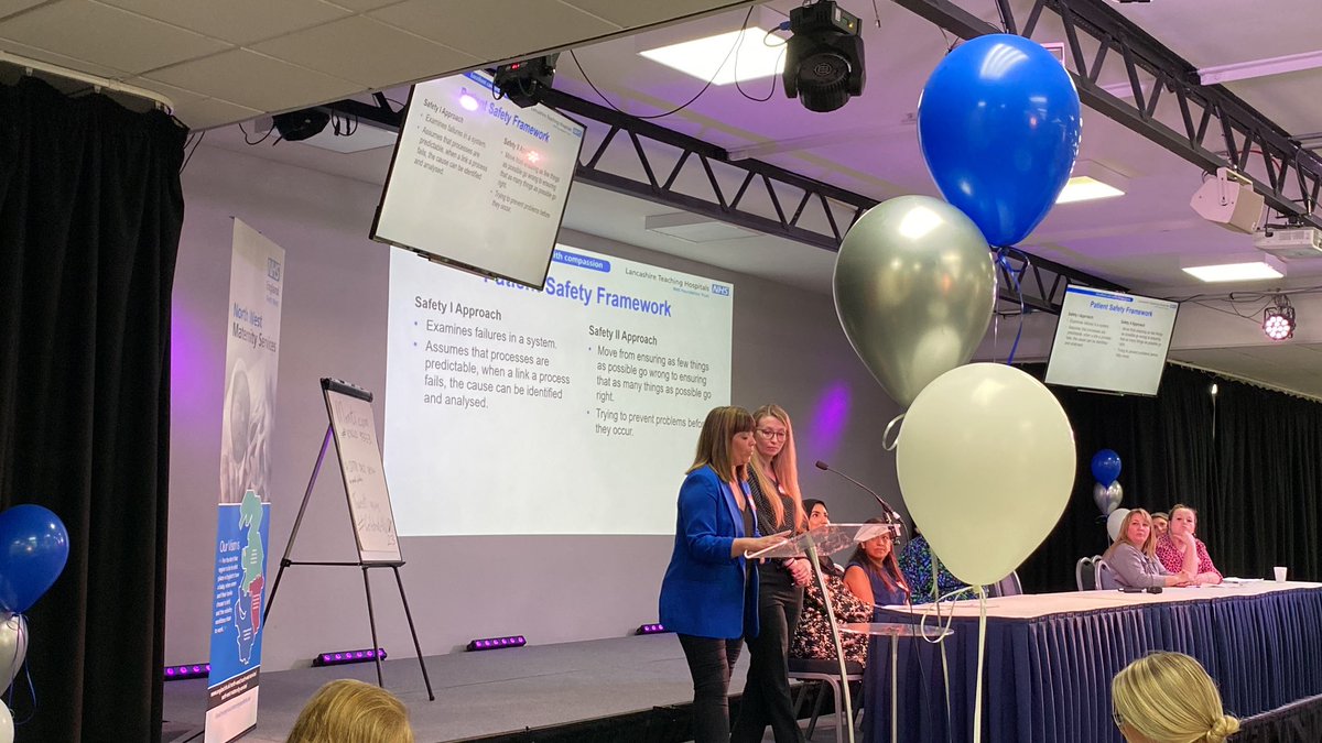 Using a safety two approach to improve care for women and families @LancsHospitals ‘Let’s look at what works well and make sure that we share this widely’ @hirondellemoon @SusanAinsworth2 @coralierogers #CelebrateNWIDM23 #IDM2023 #NHS75 @NHSNW @NHSHEE_NWest @NHSEngland @NHSE_WTE