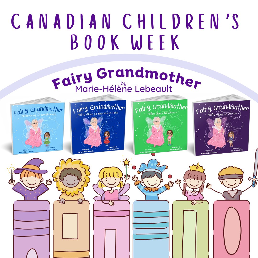 Fairy Grandmother Series
amazon.com/dp/B09ML4DKH7
Join Millie as she goes on a new adventure every Saturday with a wave of her Fairy Grandmother’s magic wand!
#picturebooks #fairygrandmother #illustratedbooks  #canadianauthor #canadianchildrensbookweek #canadianchildrensbook