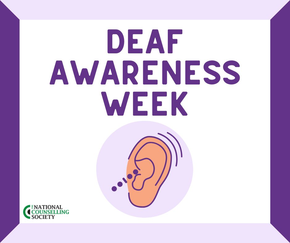 It's #DeafAwarenessWeek and this years theme is #AccessToCommunication

12 million adults in the UK are deaf or have hearing loss. (1/2)

#Deaf #HearingLoss #DAW23