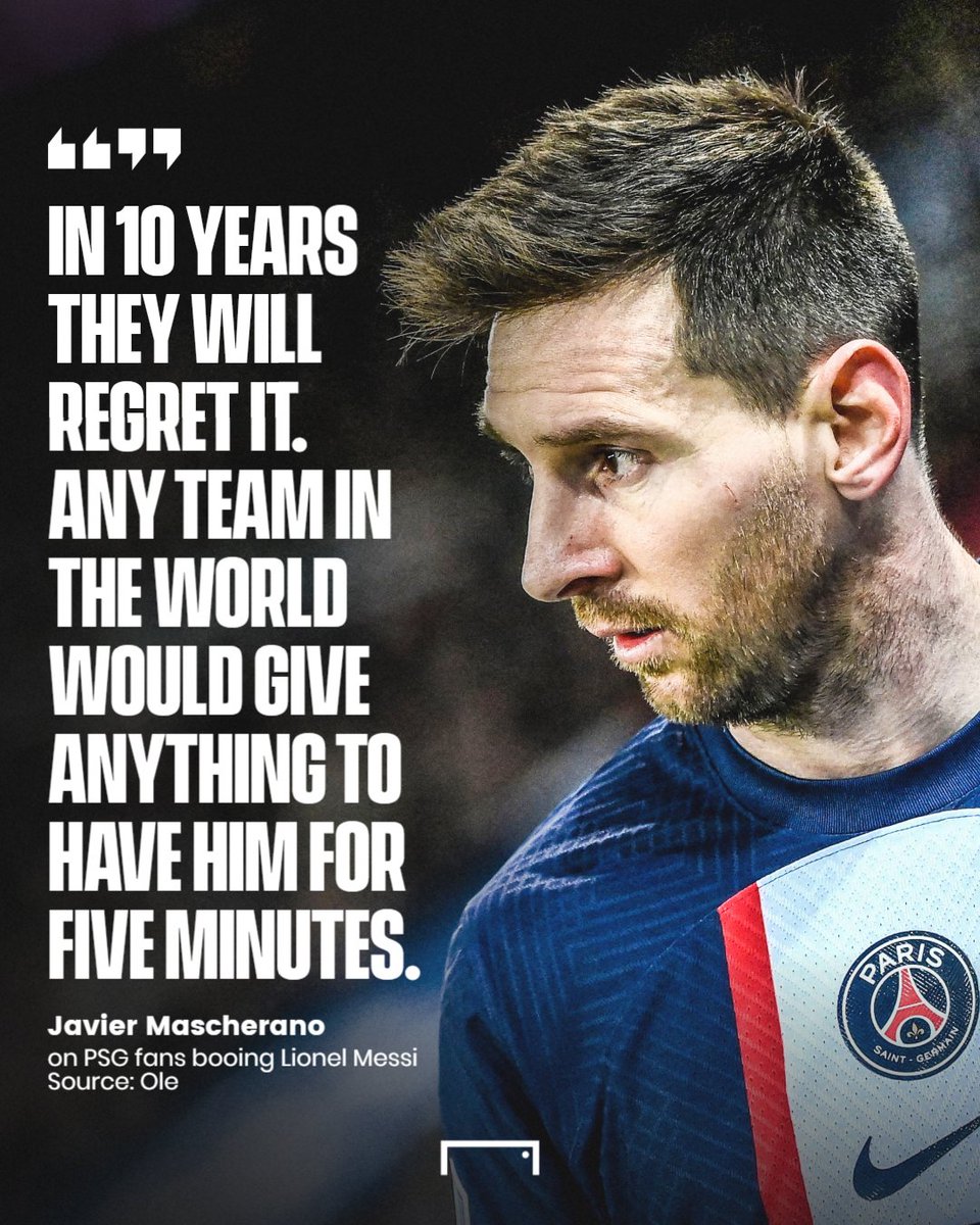 PSG fans might regret their treatment of Lionel Messi 🤷