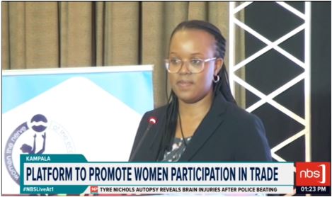 NBS Television (@nbstv) on Twitter photo As part of efforts to boost the inclusivity of women in trade, TradeMark Africa in partnership with the Uganda Women's Entrepreneurs Association Limited has launched iSOKO, an integrated platform for women traders.
<a href="/victor_tayebwa/">Victor Tayebwa</a>
#NBSLiveAt1 #NBSUpdates As part of efforts to boost the inclusivity of women in trade, TradeMark Africa in partnership with the Uganda Women's Entrepreneurs Association Limited has launched iSOKO, an integrated platform for women traders.
<a href="/victor_tayebwa/">Victor Tayebwa</a>
#NBSLiveAt1 #NBSUpdates