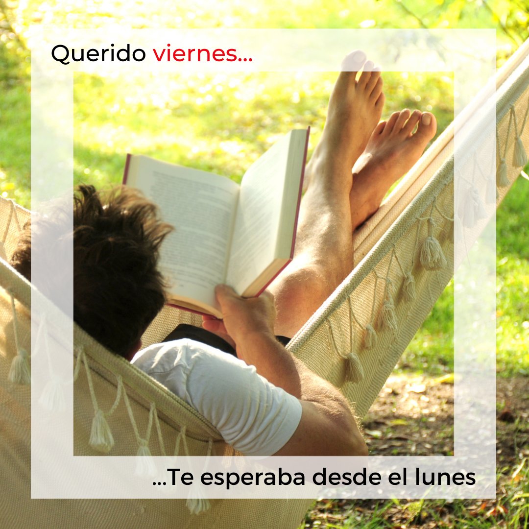 Querido viernes… Te esperaba desde el lunes.

Y no te vayas por favor ❤️🍀☀️