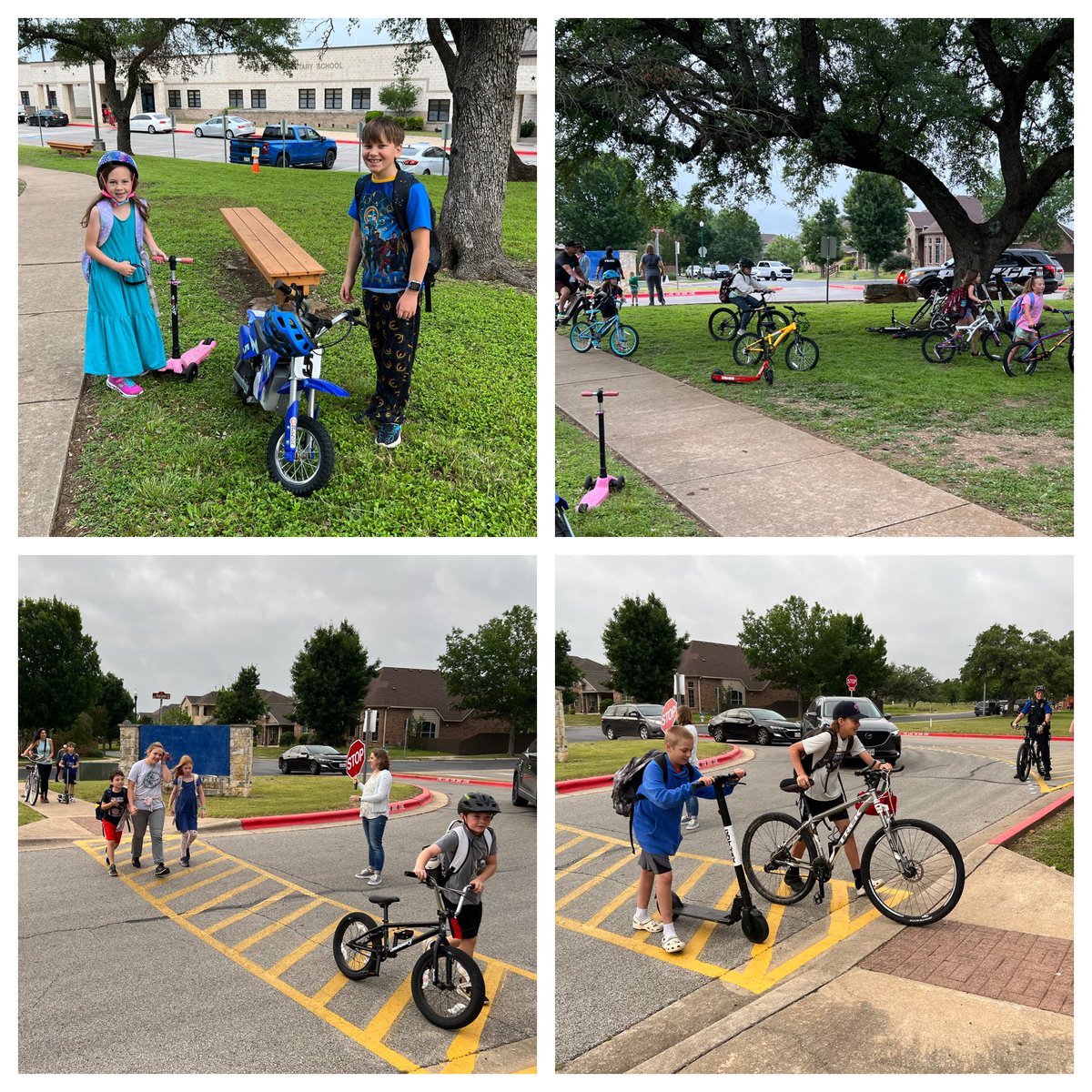 Village_Elem's tweet photo. ❤️ seeing our Stingrays Bike and Roll to school today! 🚲🛴.  @GeorgetownISD @Becki_Ru @j_dorhauer03 @tbrent3A  @GeorgetownTXPD @GeorgetownTXFD https://t.co/x8qJ4i1GAu