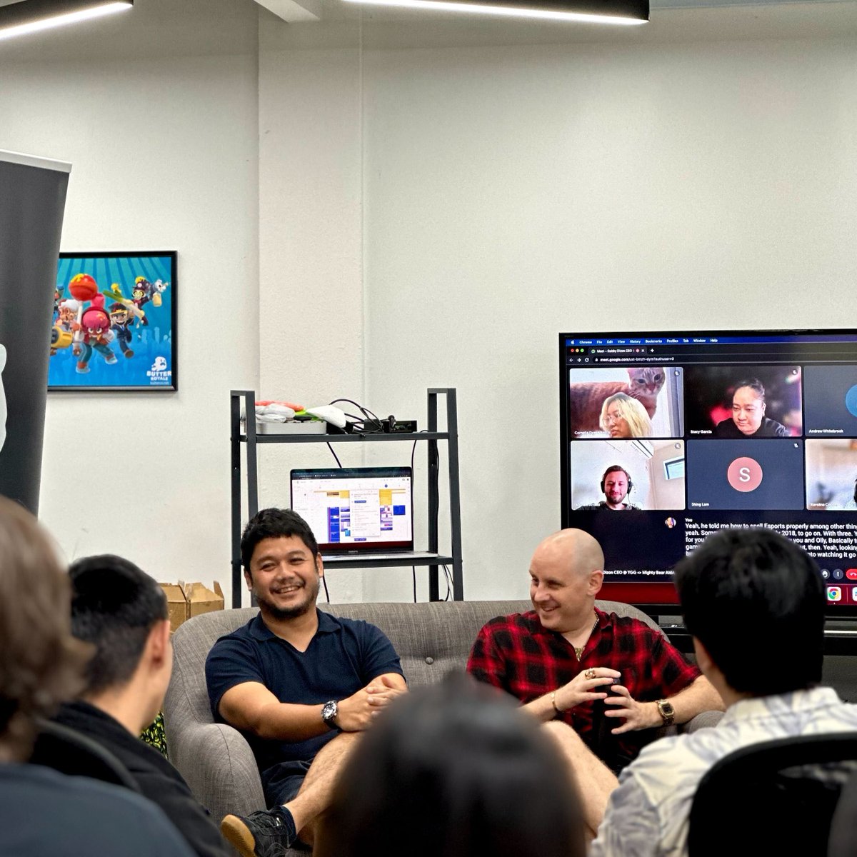 wearemightyai's tweet photo. Just had an awesome visit from @gabusch at our office! We talked all things gaming and web3, from game economy to marketing and community building. Thanks for coming by, Gabby! https://t.co/UHmICgPJPc