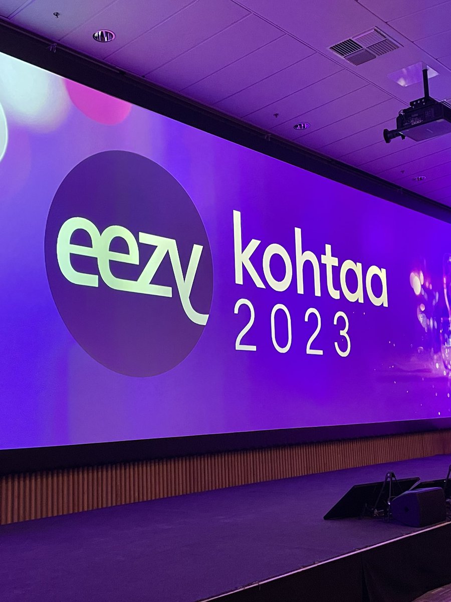 Tänään kohtaamme koko henkilöstön voimin Eezy kohtaa 2023 - tapahtumassa. Aiheina mm. Onnistunut rekrytointi, yrityskulttuuri sekä tulevaisuuden työelämä. #työelämääuudistamassa