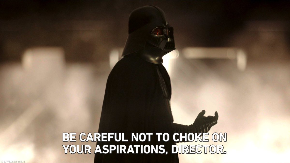 StarWarsUK's tweet photo. Some of Darth Vader’s finest lines, which one is your favourite?

Watch his journey on @DisneyPlusUK. https://t.co/Vws7HDcUnu