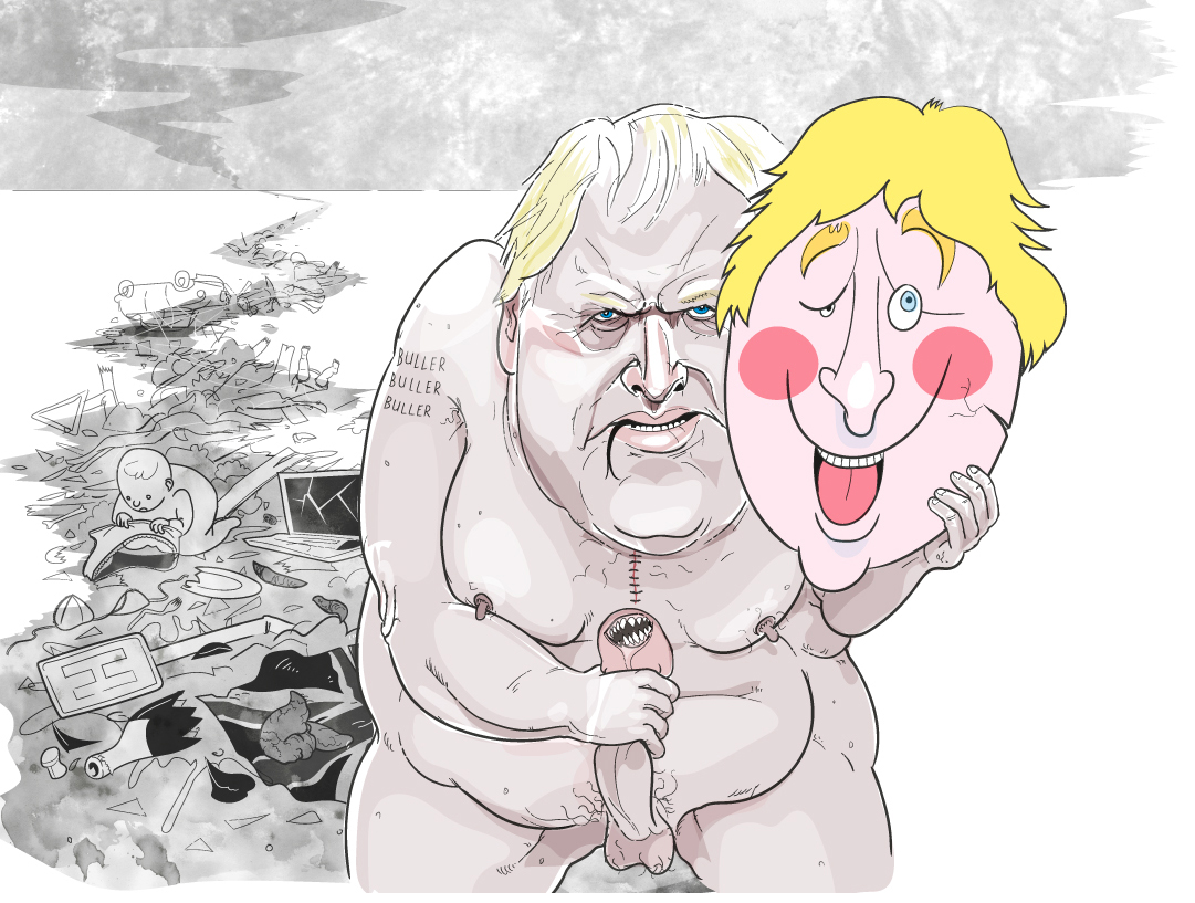 Ed_Grace's tweet photo. @SteadmanArt for Martin Rowson's #DrawBorisJohnson challenge... https://t.co/I5VxE6XfDB