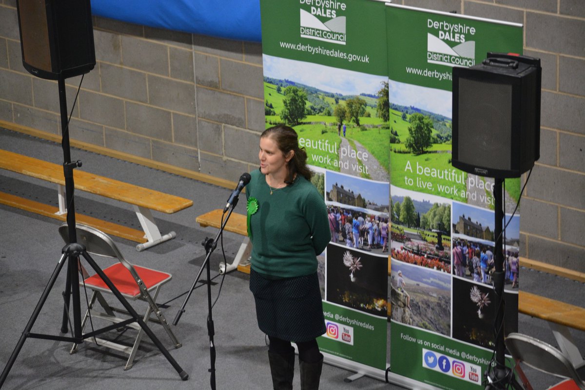 A gain for the #Green Party in Calver &amp; Longstone, where Kelda Rose Boothroyd beats sitting candidate, the #Conservatives' Helen Froggatt.

See the full result at derbyshiredales.gov.uk/electionresults

#ddelectionresults