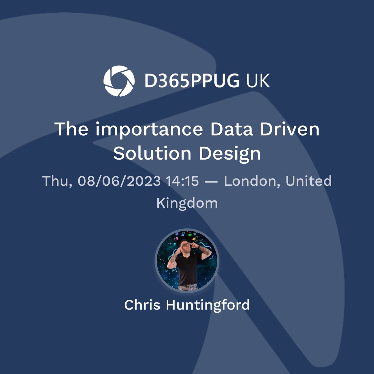 CNHuntingford's tweet photo. EPIC! I have been selected to talk at the @d365ppuguk National London UG Meetup on the 8th of June! HOW AWESOME! I love these events. Got a nice INTENSE session as well :D
Register here: https://t.co/qcRXnUMSeL
#D365PPUKKUK #PowerPlatform #LowCode @ANSGroup #AnsGroup https://t.co/S9FBLx8yow