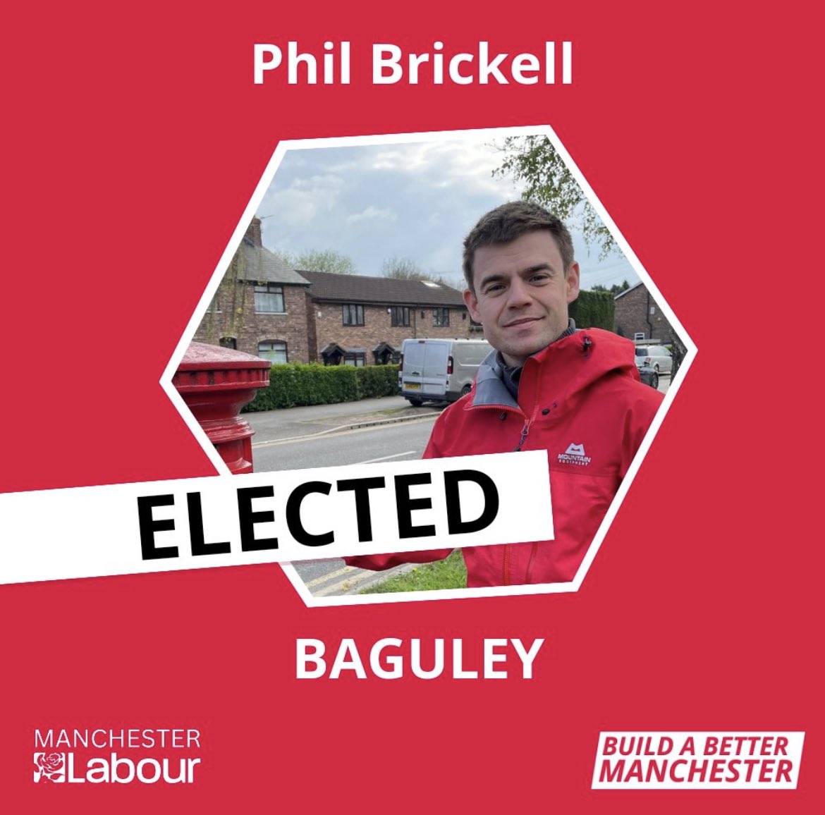 Congratulations @Phil_Brickell on being elected cllr for Baguley
