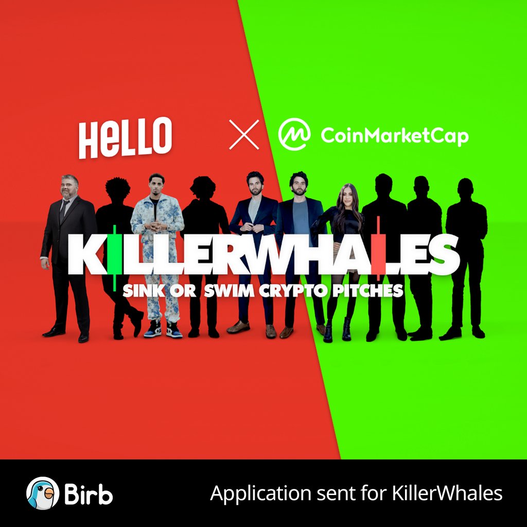 🌐🚀 We're thrilled to announce our application to pitch to millions of global viewers on the pioneering Web3 TV show #KillerWhalesTV by @thehellolabs! 📺 🔄 Hit that RT and show them the power of our Birb community! 🎉💪 #BirbPower $BIRB #Web3 #StartupPitch