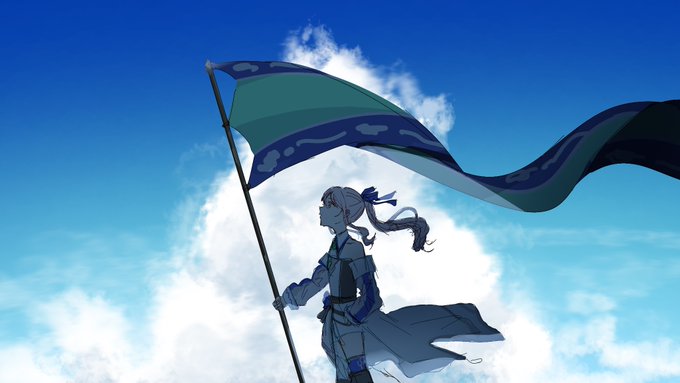 「holding flag」 illustration images(Latest｜RT&Fav:50)｜4pages