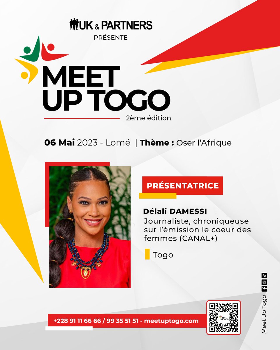 MeetUpTogo's tweet photo. Découvrez notre talentueuse présentatrice @babimams, journaliste et chroniqueuse de renom dans l'émission "Le Coeur des Femmes" sur Canal+. 

Nous sommes ravis de l'avoir à nos côtés pour animer la deuxième édition du #MeetUpTogo. 

#présentatrice #talentueuse #journaliste https://t.co/4WcbOz5pgI