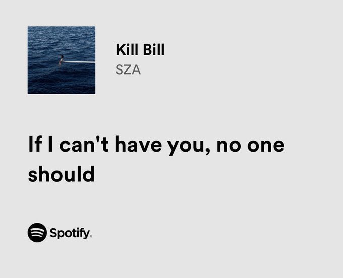 thesadbaby's tweet photo. sza / kill bill https://t.co/9NqS5GvBlp