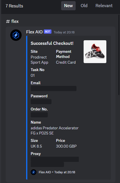 Success posted!