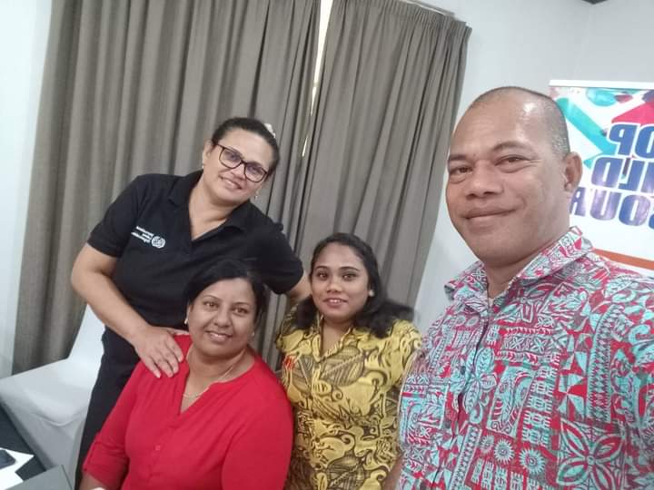 victoriayeefiji's tweet photo. All smiles after successfully completing 3 trainings to #teachers, and union members from #manufacturers #miners #retail  for #processing #garment in the West, North and Central #fiji 
#MAP16 #endchildlabour https://t.co/w07hqZYDWK