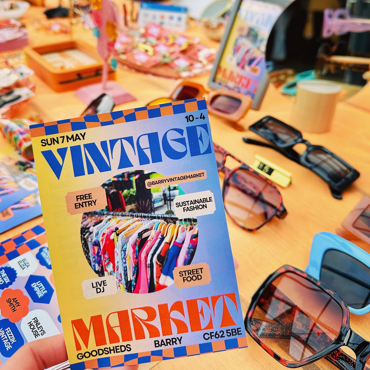 Looking for a unique way to spend this Sunday Bank Holiday? Join us 10-4 <a href="/Goodshedsbarry/">Goodsheds</a> for our Barry Vintage Market! 🎉Enjoy a day of sustainable vintage &amp; indie market stalls, live DJ music, street food, coffee, cocktails &amp; more 🛍️🍸🎶🍕 More Info 📸 @BarryVintageMarket #Barry