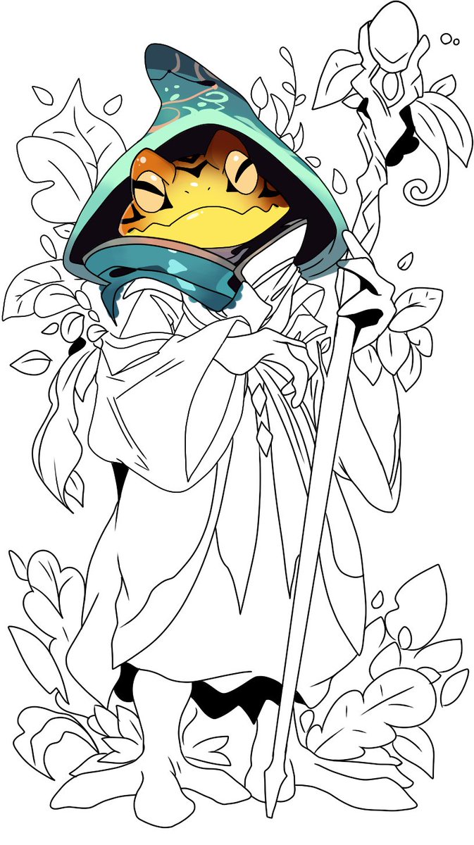 leedlepie's tweet photo. Patreon Commission Wip <3
#Wip #Commission #Patreon #Patreoncreator #Color #frog #art #myart #frogcharacter #DnDcharacter #dnd #dungeonsanddragons #dndart #dungeonsanddragonart #cute #character #characterdesign #design https://t.co/BGZ0bVVBzt