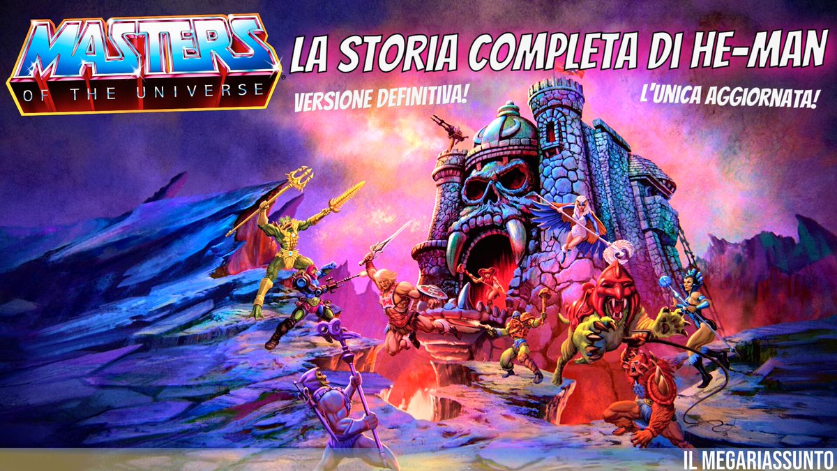 talmente grande che alcune immagini nemmeno le carica (proverò a sistemarle💪): ecco la STORIA COMPLETA e AGGIORNATA di He-Man e i Masters! Solo a questo link 💥⤵️
mikimoz.blogspot.com/2021/02/la-sto…!
🤩
#mastersoftheuniverse #motu #HeMan #skeletor #80s