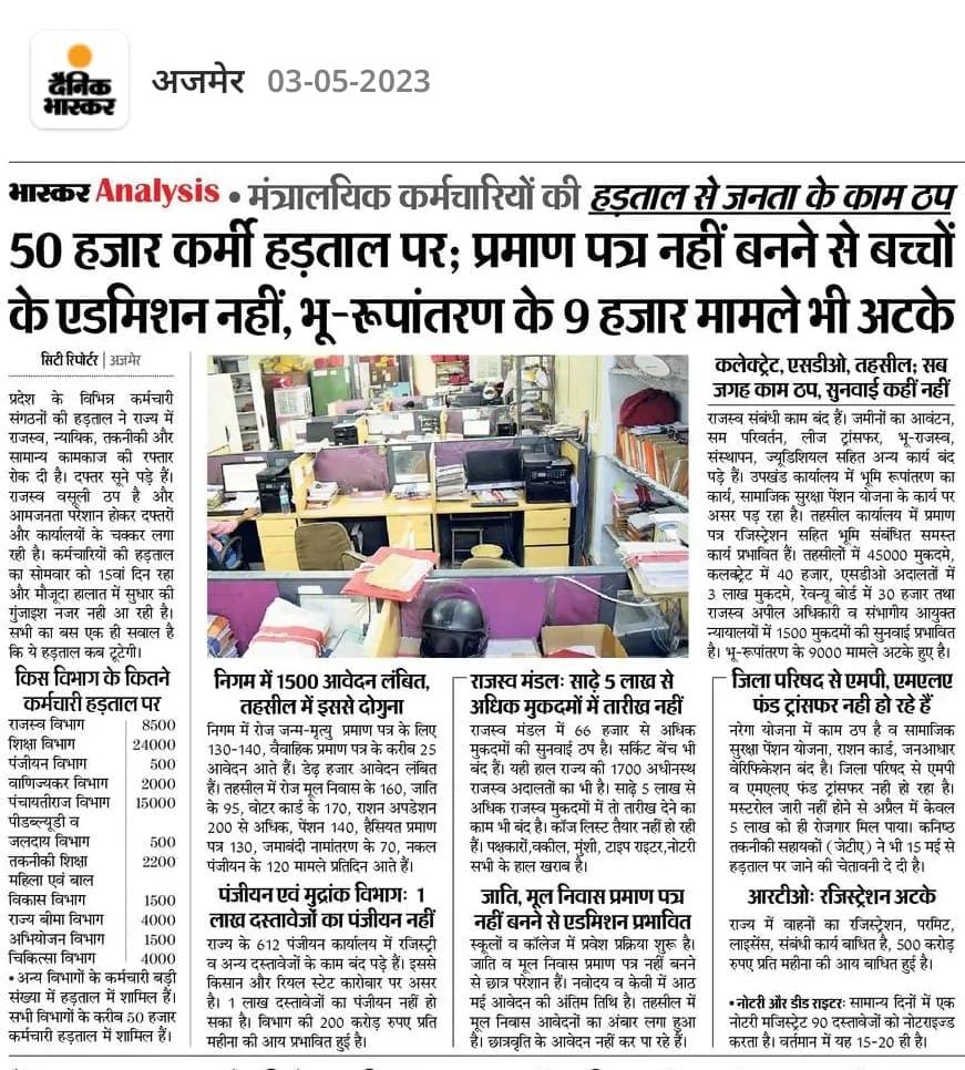 Deepali87281985's tweet photo. माननीय मुख्यमंत्री महोदय आप कर्मचारी हितेषी है, इसलिए आपसे गुहार करते है कि मंत्रालयिक कर्मचारियों का पिछड़ापन दूर करने की कृपा करे।
#गहलोतजी_मंत्रालयिक_कर्मचारियों_की_सुनो_पुकार  @PankajJangir_ @JA2018official @ashokgehlot51 @News18Rajasthan https://t.co/gXJb9U0It2