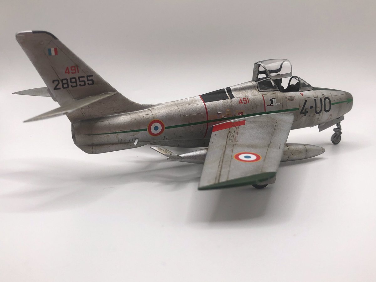 wota1969's tweet photo. sword F-84F サンダーストリーク フランス空軍 完成
#swordmodels #scalemodel #Aircraftmodel https://t.co/AA7K9GQjzQ