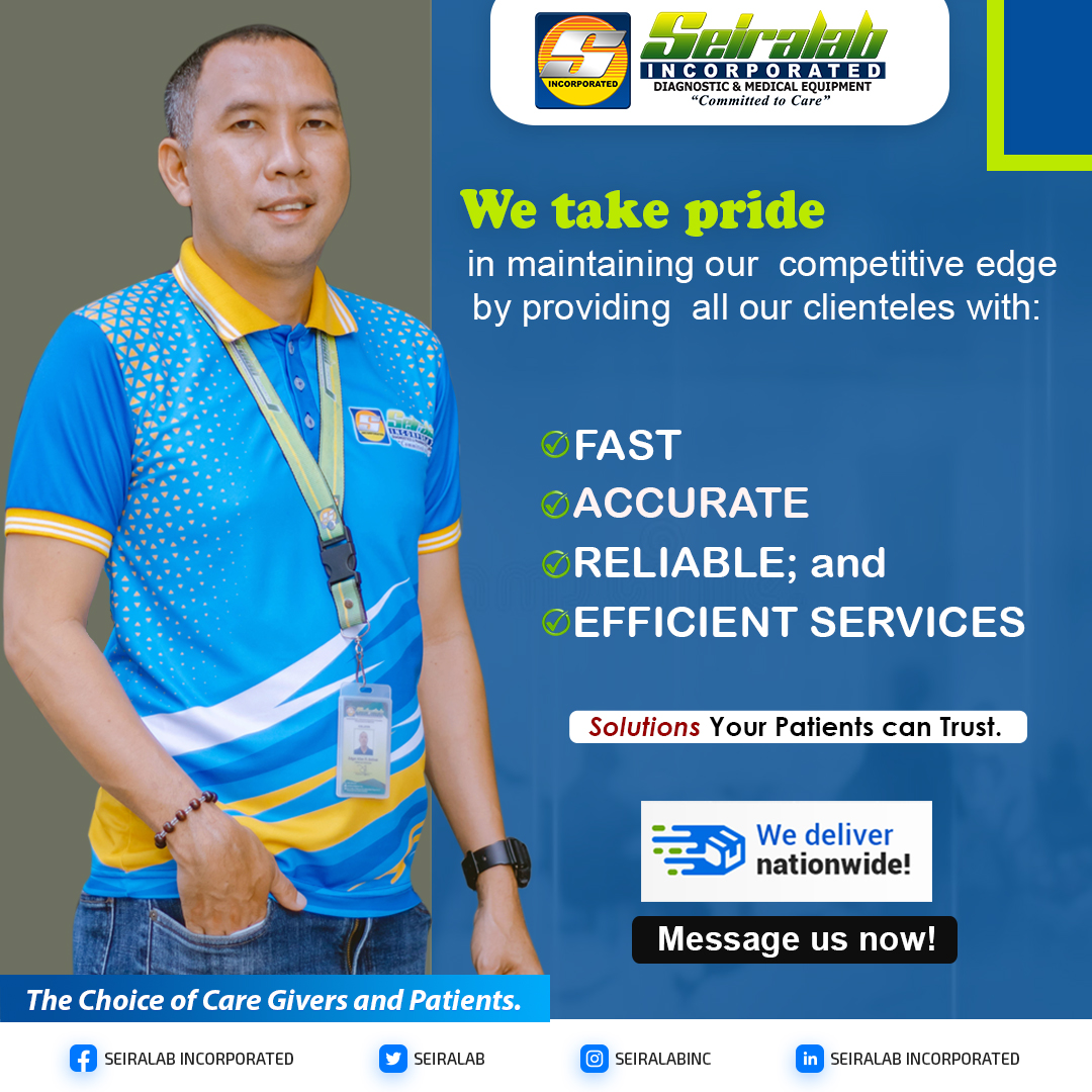 seiralab's tweet photo. Our technical team is always ready to assist you!
Message us through our FB Page or drop us an email at seiralab.inc@gmail.com

#SeiralabIncorporated #MedicalSupplies #MedicalEquipment #CommittedToCare https://t.co/9ps23X0kPb